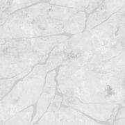 Full slab of ST Quartz Crema Ice, a marble-effect quartz with a fractured, icy pattern of grey veins on a soft, creamy white background