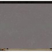 Full slab of ST Quartz Empire Grey, a sophisticated mid-grey quartz with a subtle, wispy network of light grey marble-like veins