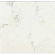 Silestone Ariel quartz sample, showcasing its warm, off-white background and subtle, cloudy mottling in soft grey.