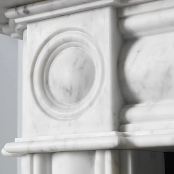 Chiswick Carrara Marble-Fireplace+detail-1920w