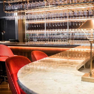 Granite Bar Top for Prosecco House, London Bridge.