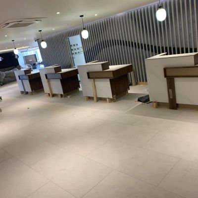 ST Stone Works were asked to manufacture and install 4 Quartz reception desks within a 48 hour turnaround for a new client.