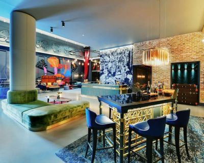 Hotel lobby fitout in Liverpool Street London